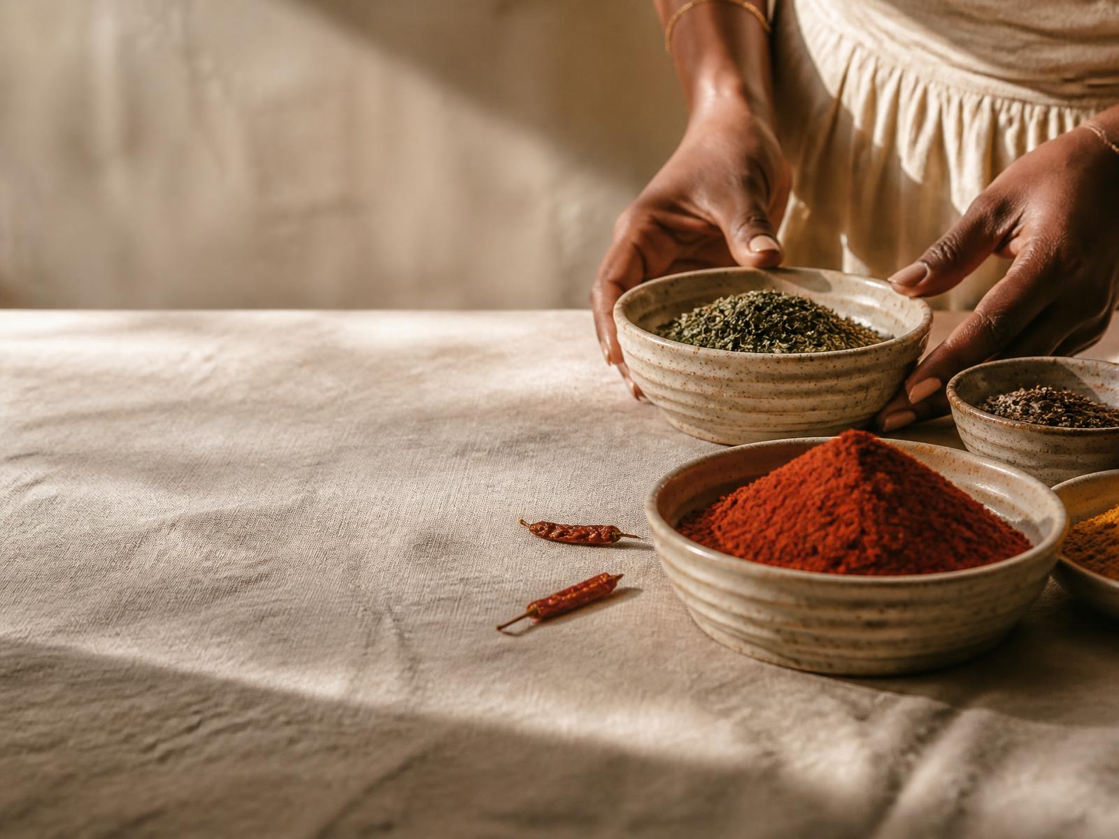 Mummy Rose natural spices, flours, and herbal infusions